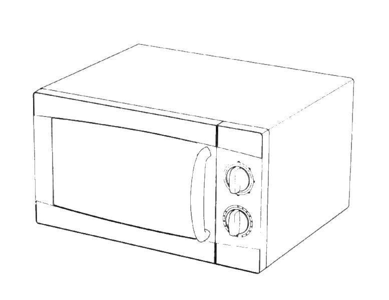 Бытовая техника раскраска для детей