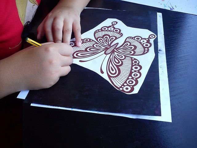 Гравюра в детском саду