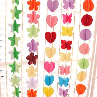 Гирлянда из цветной бумаги