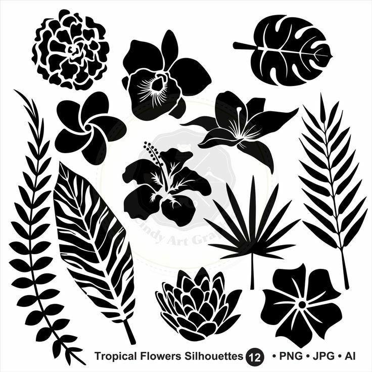 Стилизованные растения