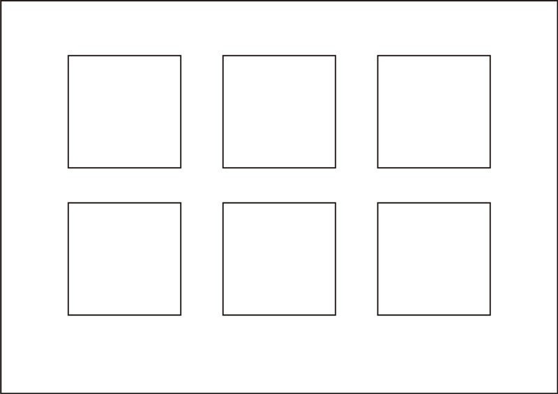 Квадратики для вырезания