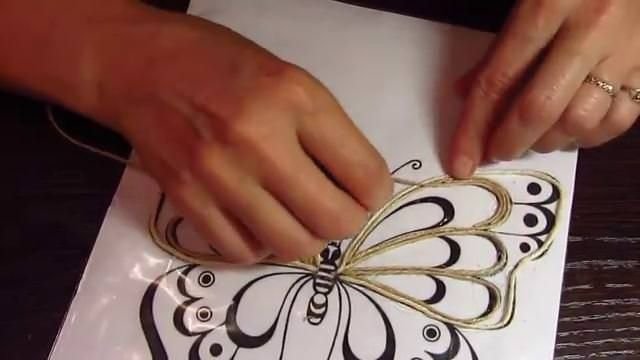 Узоры для джутовой филиграни