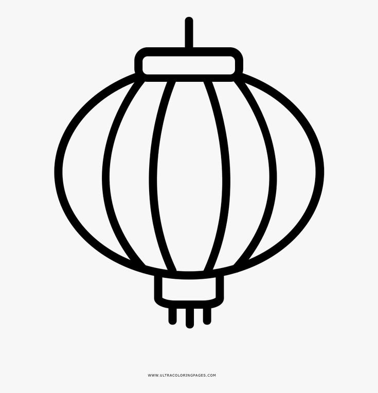Фонарь раскраска