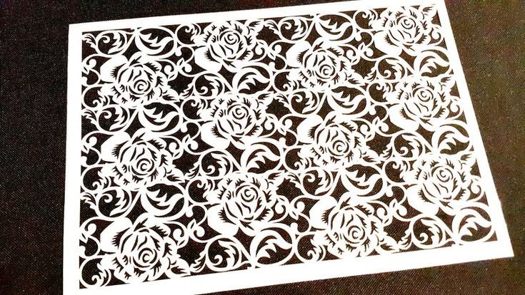 Трафарет для стен 038 80х76 см