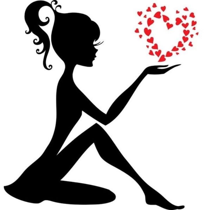 Силуэт девушки