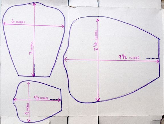 Лекало больших цветов