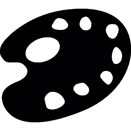 Палитра красок контур