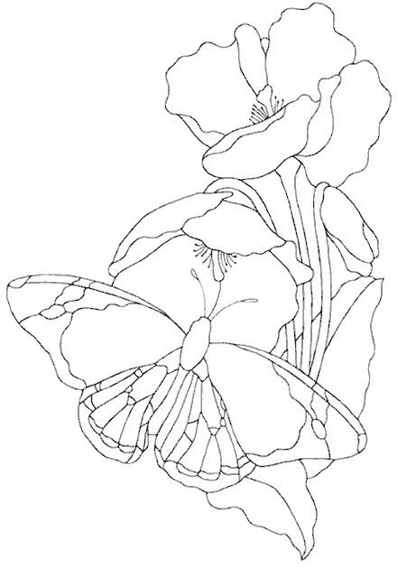 Витраж шаблон