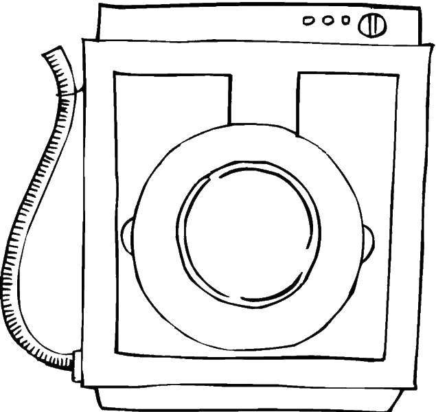 Бытовая техника раскраска для детей