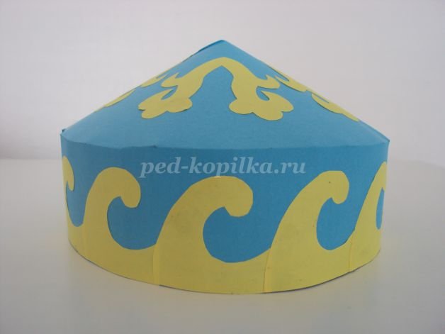 Аппликация юрта для детей