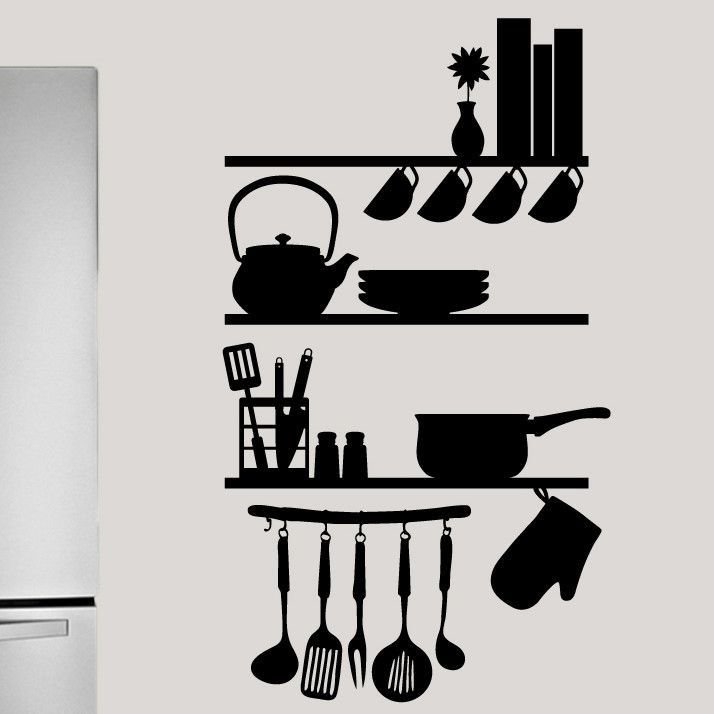 Кухонные трафареты для декора