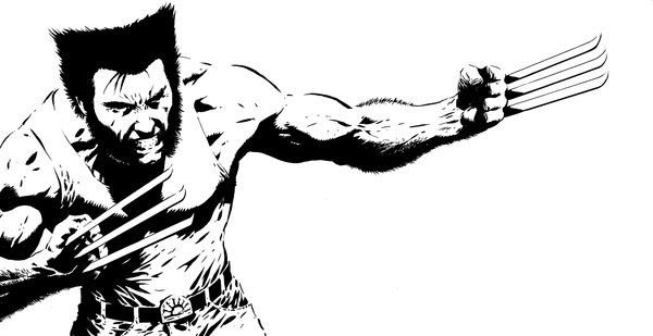 Трафарет Росомаха