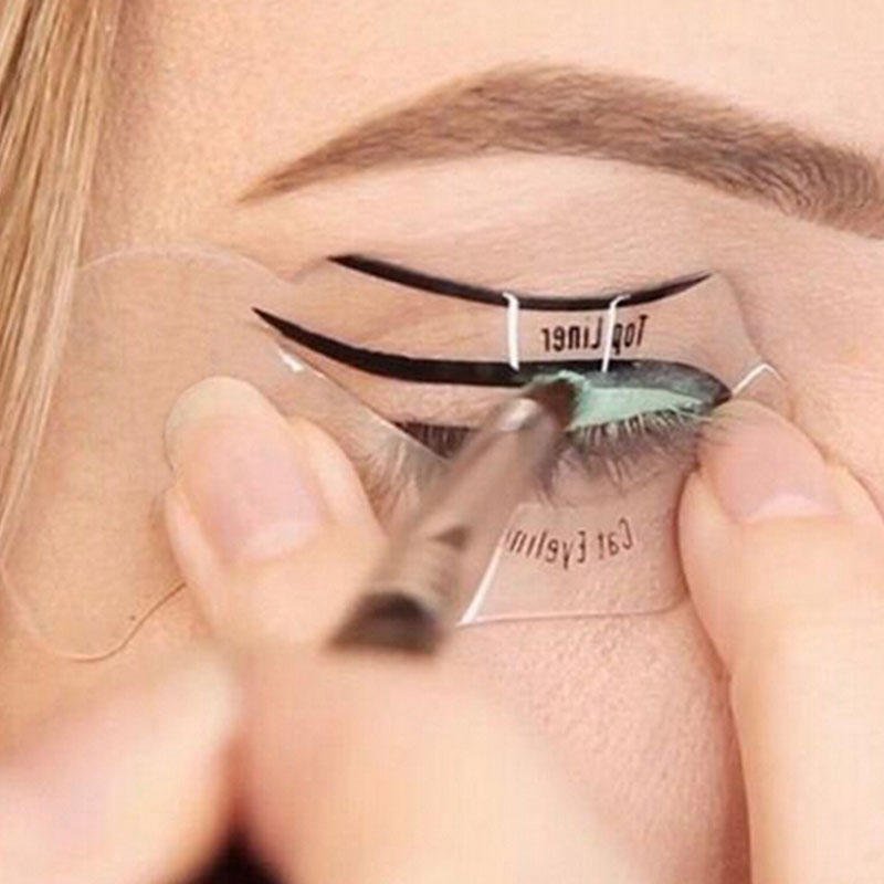 Трафарет для рисования стрелок на глазах