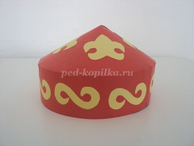 Тюбетейка Татарская из картона