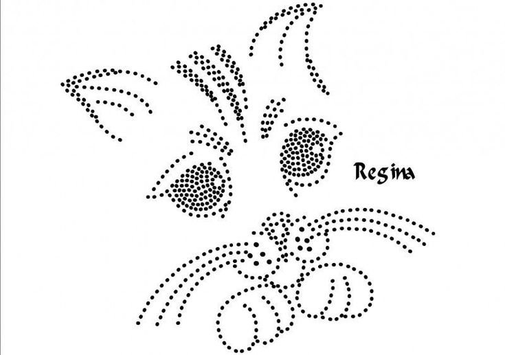 Точечная роспись для начинающих схемы