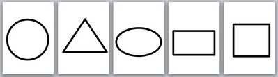 Фигуры круг квадрат треугольник овал