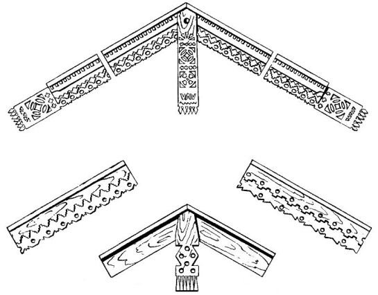 Домовая резьба причелины