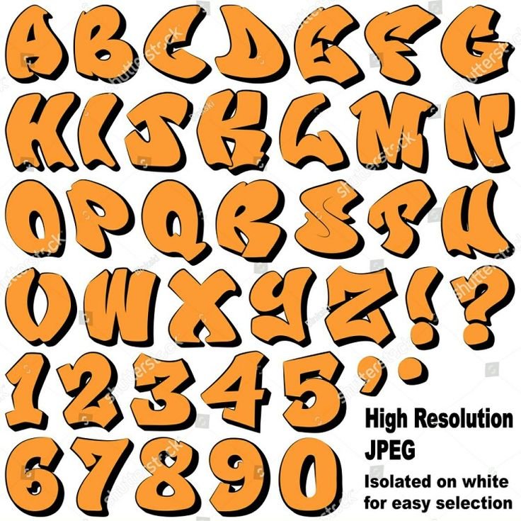 Граффити алфавит