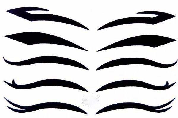 Трафарет стрелки для глаз