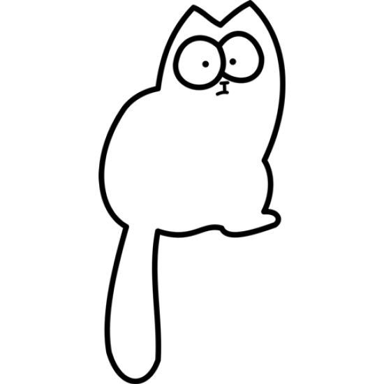 Трафарет для 3д ручки кот