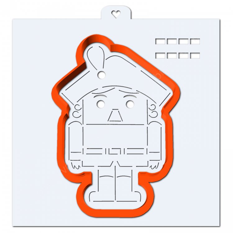 Форма для пряника Щелкунчик