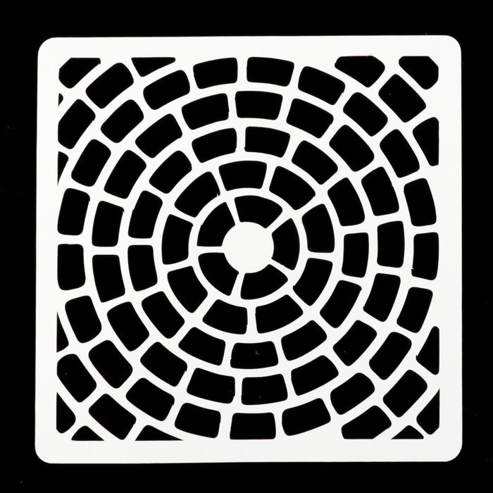 Квадрат 15х15 трафарет