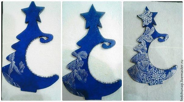 Новогодние игрушки из фанеры