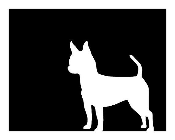 Силуэт чихуахуа