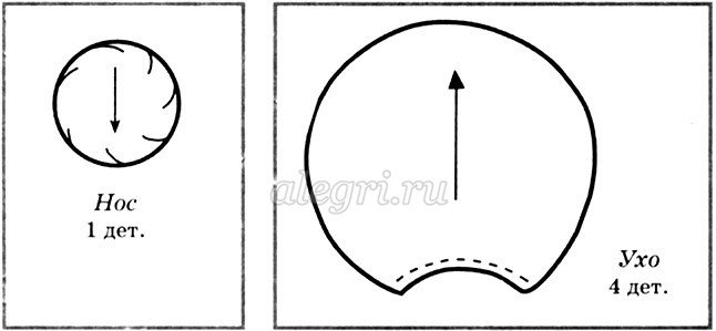 Уши мыши выкройка
