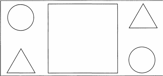 Дорисовать геометрические фигуры