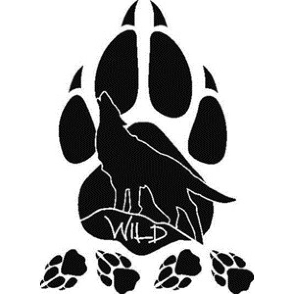 Отпечаток лапы волка