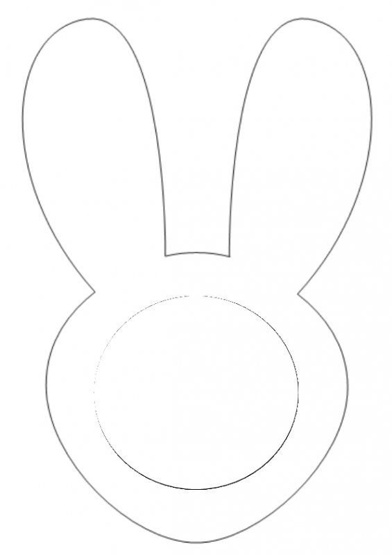 Уши зайца шаблон