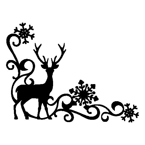 Трафарет "олени"