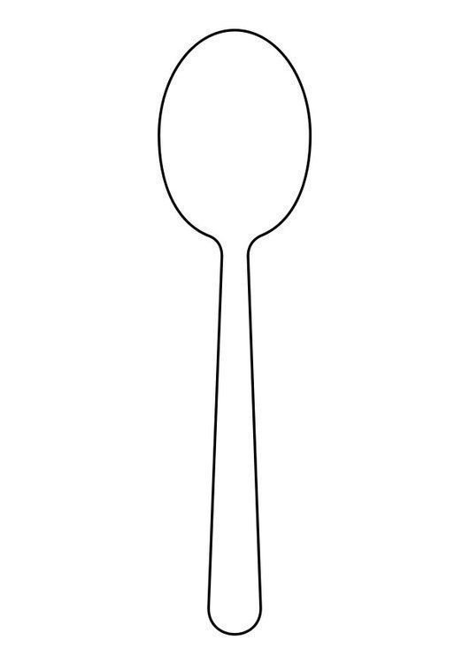 Деревянная ложка раскраска