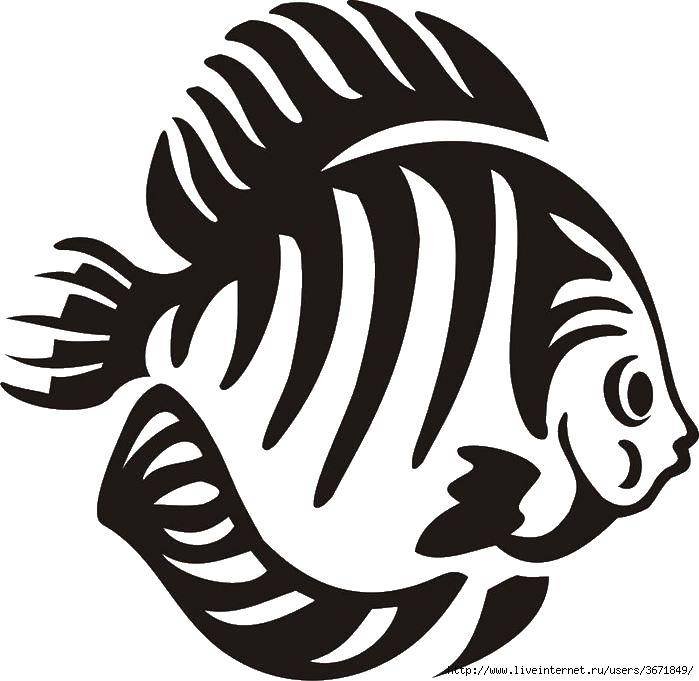 Трафарет "рыбки"