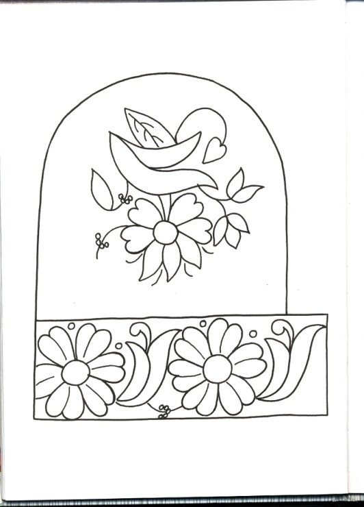 Татарский калфак раскраска