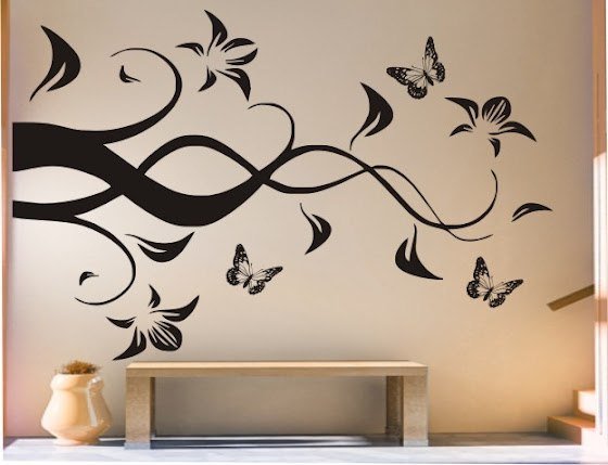 Декоративный трафарет для стен