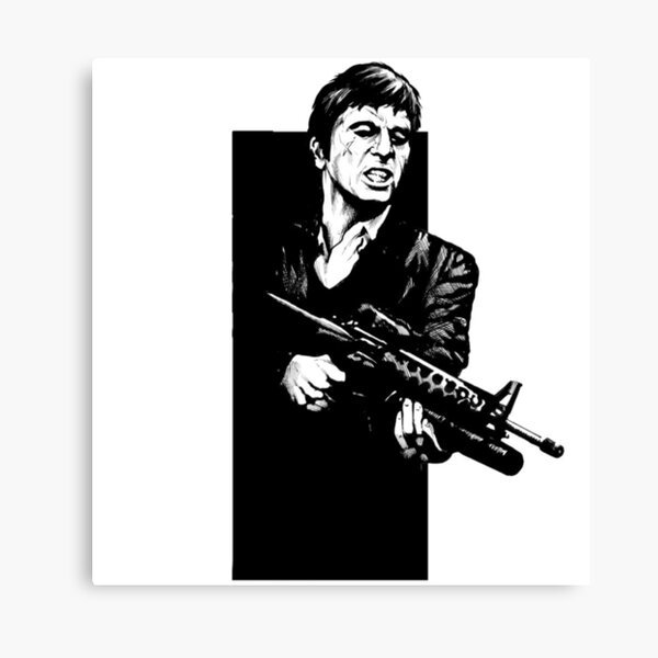 Аль Пачино лицо со шрамом