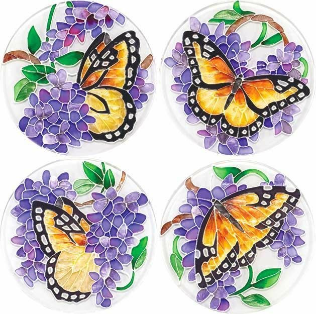 Трафареты для витражей цветные