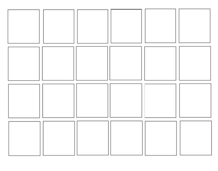 Лист с квадратами