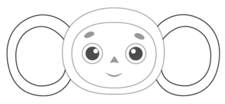 Чебурашка рисовать