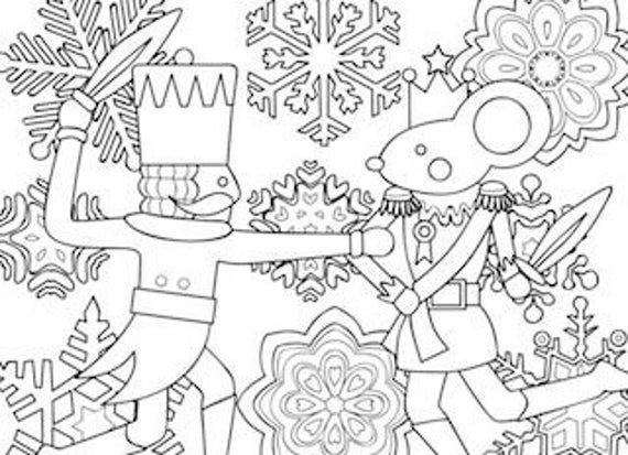 Раскраски к сказке Щелкунчик и мышиный Король