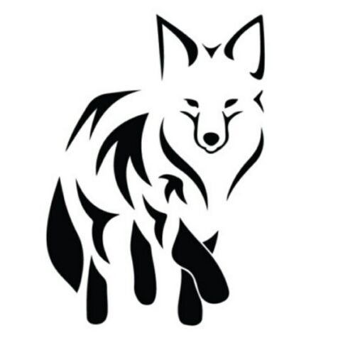 Силуэт лисы