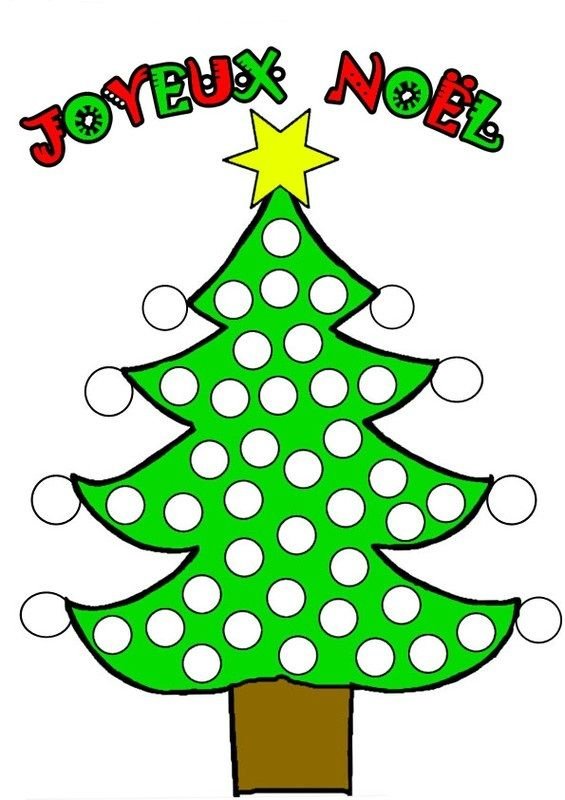 Елка рисование пальчиками