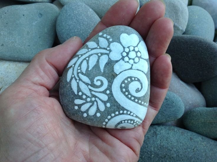 Роспись на гальке