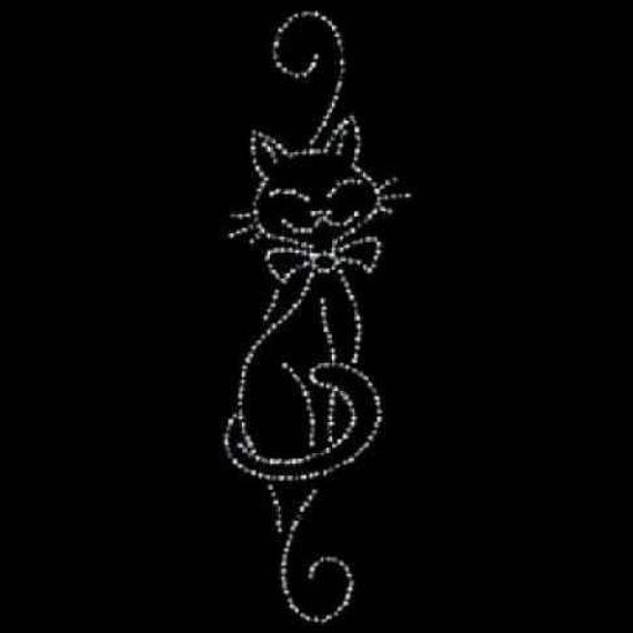 Кошка из страз