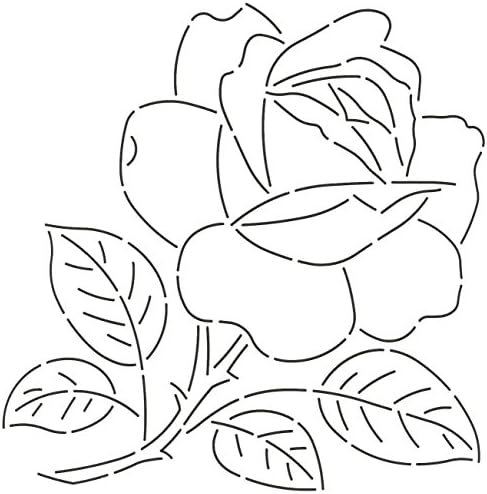 Цветы трафарет для рисования