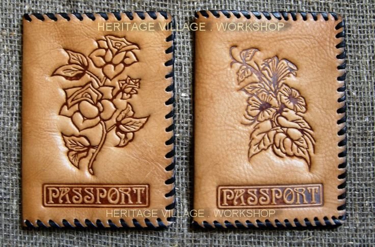 Рисунки для тиснения на коже растительного дубления