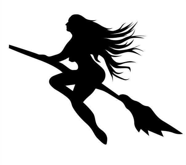 Ведьма Маргарита на метле