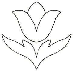 Тюльпан орнамент казахский